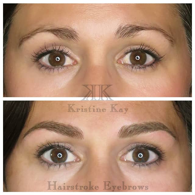 permanent makeup microblading eyebrows kansas city